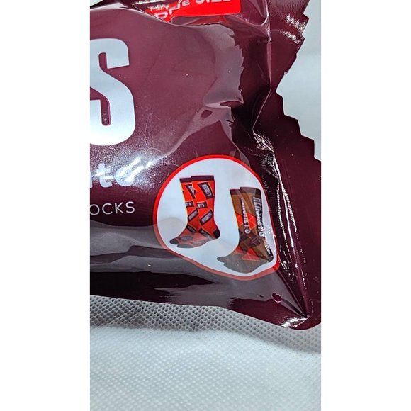 Swag Hershey's Milk Chocolate Retro Crew Socks - 2 Pairs, Men's Shoe Sizes 8-13 - Picture 8 of 9
